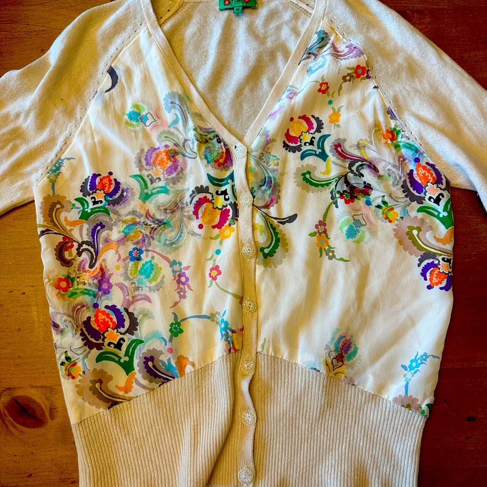 Tibi Cashmere and Silk Cardigan. Gently used.